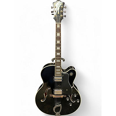 Used DeArmond X-155 Black Hollow Body Electric Guitar
