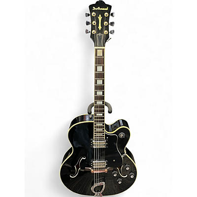 Used DeArmond X155 Black Hollow Body Electric Guitar