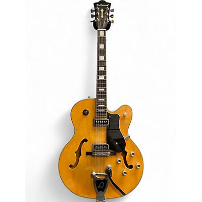 Used DeArmond X155 Blonde Hollow Body Electric Guitar