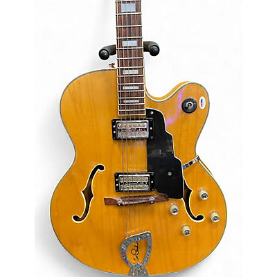 Used DeArmond X155 NATURAL Hollow Body Electric Guitar