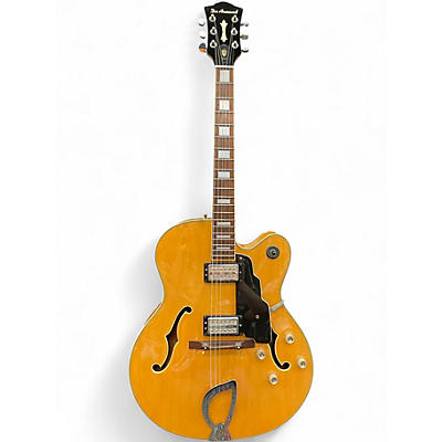 Used DeArmond X155 Natural Hollow Body Electric Guitar