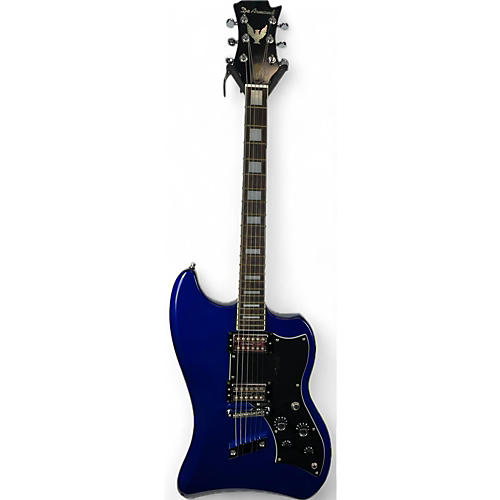 Used DeArmond jet star Blue Solid Body Electric Guitar Blue