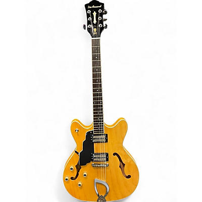 Used DeArmond starfire custom Natural Hollow Body Electric Guitar