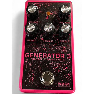 Used Dead Air Studios GENERATOR 3 SYNTH PEDAL Effect Pedal