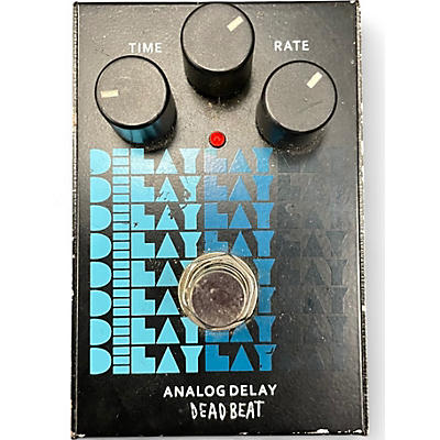 Used Dead Beat ANALOG DELAY Effect Pedal