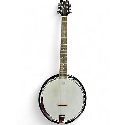 Used Dean 6 String Banjo Natural Banjo