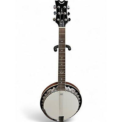Used Dean 6 String Banjo White Banjo
