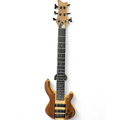 Used Dean 6 String Bass Walnut Electric Bass Guitar