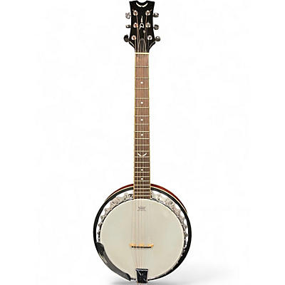 Used Dean 6 string banjo Natural Banjo