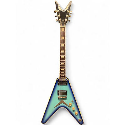 Used Dean 79 Series V Blue Burst Solid Body Electric Guitar