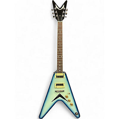 Used Dean 79 Series V Trans Blue Solid Body Electric Guitar