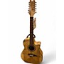Used Dean AQA EXOTICA 12 QUILTED ASH 12 String Acoustic Electric Guitar QUILTED ASH