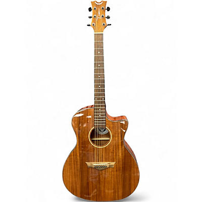 Used Dean AX E KOA Natural Acoustic Electric Guitar