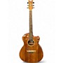 Used Dean AX E KOA Natural Acoustic Electric Guitar Natural