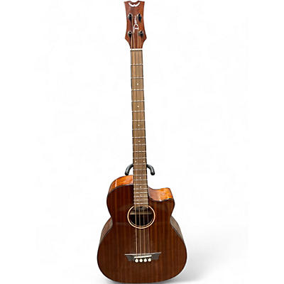 Used Dean AX EABC MAH GC Natural Acoustic Bass Guitar