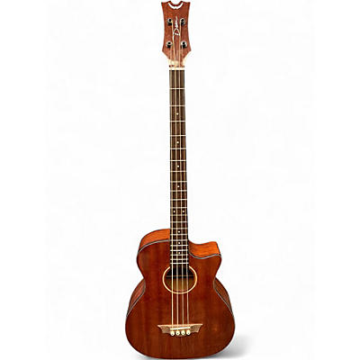 Used Dean AX EABC MAH GC Natural Acoustic Bass Guitar