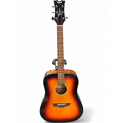 Used Dean AX PDY TSB PK 2 Color Sunburst Acoustic Guitar
