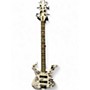 Used Dean Ashley Purdy Spire War Paint White Electric Bass Guitar White