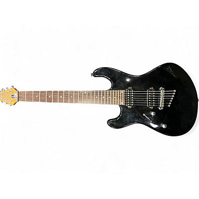 Used Dean Avalanche 7 String LH Black Solid Body Electric Guitar