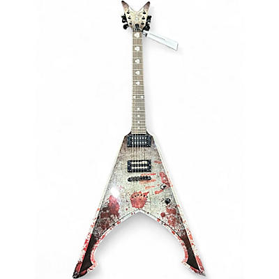Used Dean  BATTLE AXE Custom Graphic Solid Body Electric Guitar