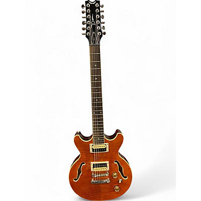 Used Dean  BOCA 12 Antique Amber Hollow Body Electric Guitar