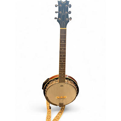 Used Dean BW6 Backwoods Natural Banjo