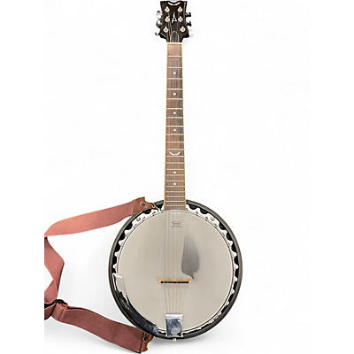 Used Dean Backwoods 6 Antique Natural Banjo