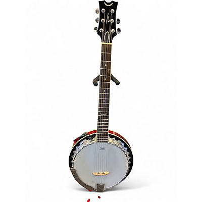 Used Dean Backwoods 6 Cherry Banjo