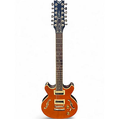 Used Dean Boca 12 Amber Solid Body Electric Guitar