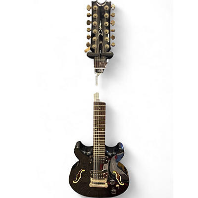Used Dean Boca 12 Black Solid Body Electric Guitar