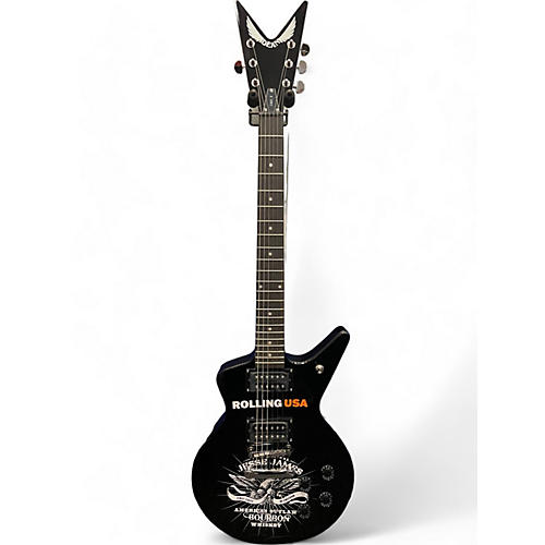 Dean Used Dean CADI-X Limited Edition Jesse James Black Solid Body Electric Guitar Black