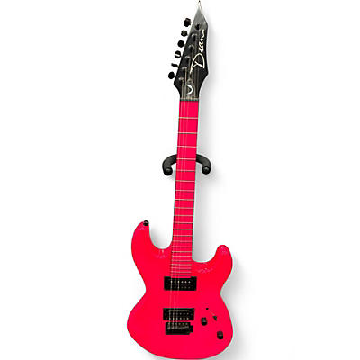 Used Dean CUSTOM ZONE 2 HB NEON PINK Solid Body Electric Guitar