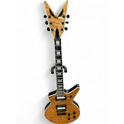 Used Dean Cadillac Select QUILT MAPLE GLOSS NATURAL Solid Body Electric Guitar