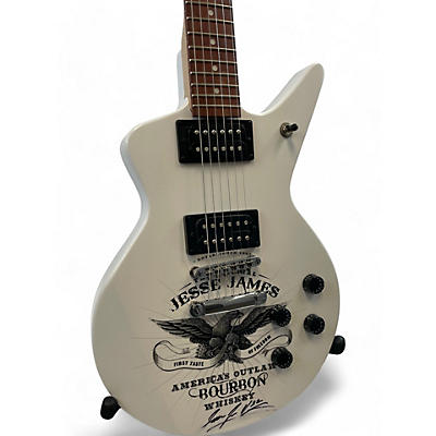 Dean Used Dean Cadillac X Jesse James Limited Edition White Solid Body Electric Guitar