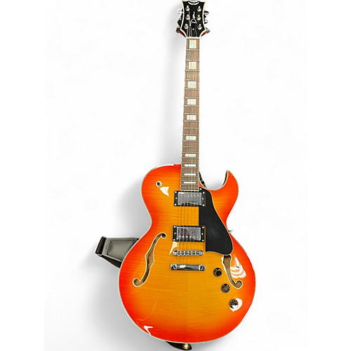 Used Dean Colt Sunburst Hollow Body Electric Guitar Sunburst