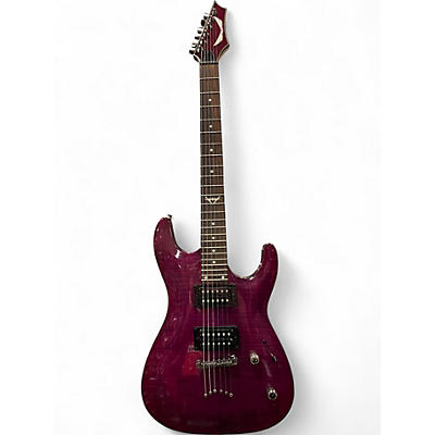 Used Dean Custom 350 Trans Purple Solid Body Electric Guitar