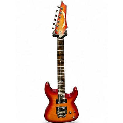 Used Dean Custom 350F FLAME BURST Solid Body Electric Guitar