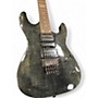 Used Dean Custom 350F Trans Black Solid Body Electric Guitar Trans Black