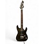Used Dean Custom 350F Transparent Black Solid Body Electric Guitar Transparent Black