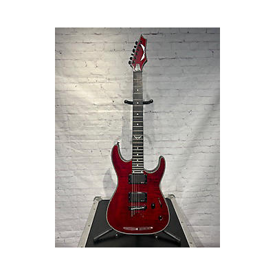 Dean Used Dean Custom 450 Trans Red Solid Body Electric Guitar