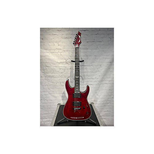 Dean Used Dean Custom 450 Trans Red Solid Body Electric Guitar Trans Red