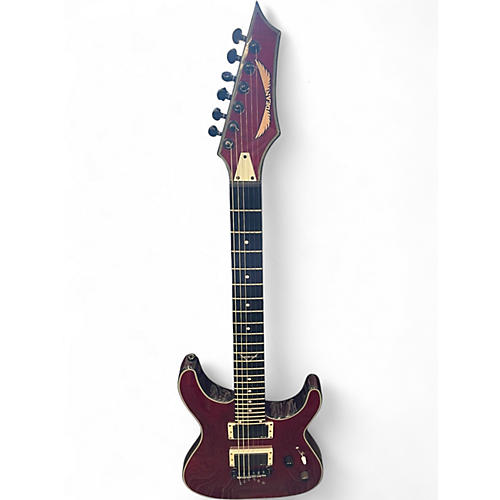Used Dean Custom 450 Trans Red Solid Body Electric Guitar Trans Red