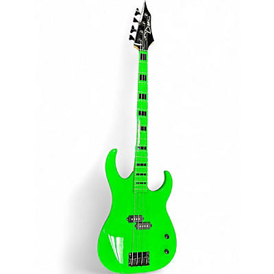 Used Dean Custom Zone 4-String GREEN Electric Bass Guitar