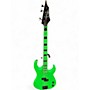 Used Dean Custom Zone 4-String Green Electric Bass Guitar Green