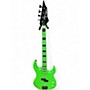 Used Dean Custom Zone 4-String Neon Green Electric Bass Guitar Neon Green