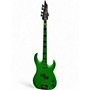 Used Dean Custom Zone 4-String Neon Green Electric Bass Guitar Neon Green