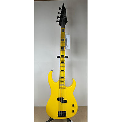 Dean Used Dean Custom Zone 4-String Yellow Electric Bass Guitar