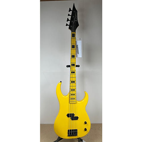 Dean Used Dean Custom Zone 4-String Yellow Electric Bass Guitar Yellow