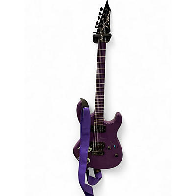 Used Dean Custom Zone Purple Solid Body Electric Guitar