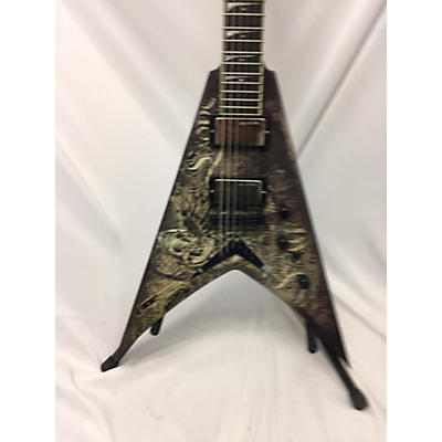 Dean Used Dean Dave Mustaine "Fear" Vmnt Custom Graphic Solid Body Electric Guitar